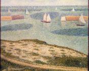 乔治修拉 - Port-en-Bessin, Entrance to the Outer Harbor